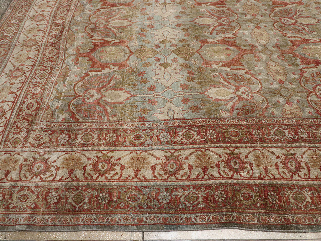 Antique Persian Bidjar Oversize Carpet, No.30402 - Gsblank
