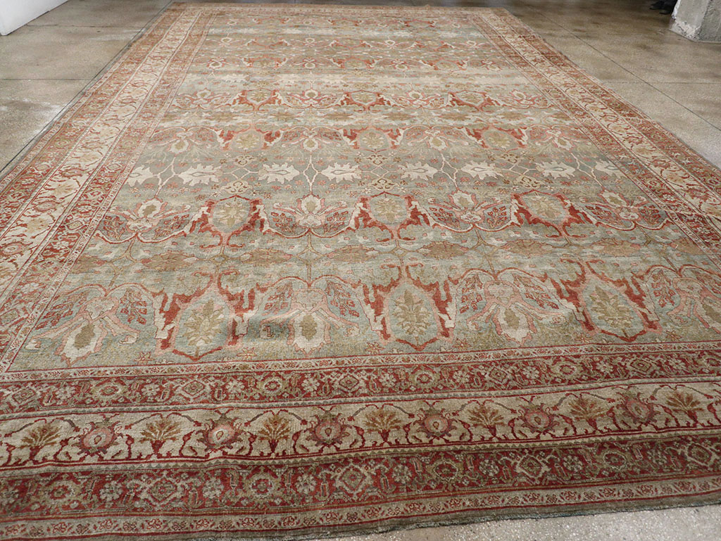 Antique Persian Bidjar Oversize Carpet, No.30402 - Gsblank