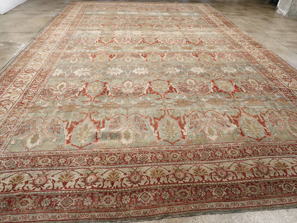 Antique Persian Bidjar Oversize Carpet, No.30402 - Gsblank