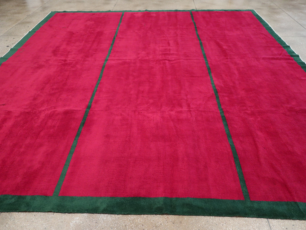 Vintage Anatolian Minimalistic Carpet, No.30403 - Gsblank