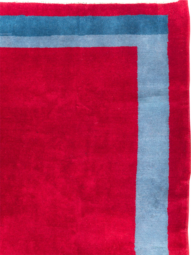 Vintage Anatolian Art Deco Style Carpet, No.30404 - Gsblank