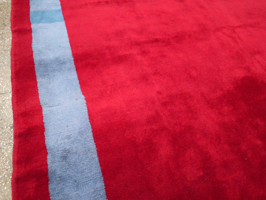 Vintage Anatolian Art Deco Style Carpet, No.30404 - Gsblank