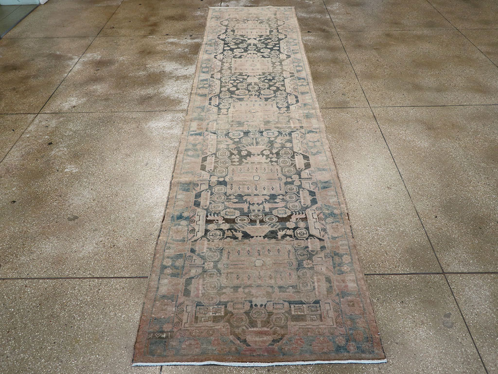 Vintage Persian Malayer Long Runner, No.30415 - Gsblank
