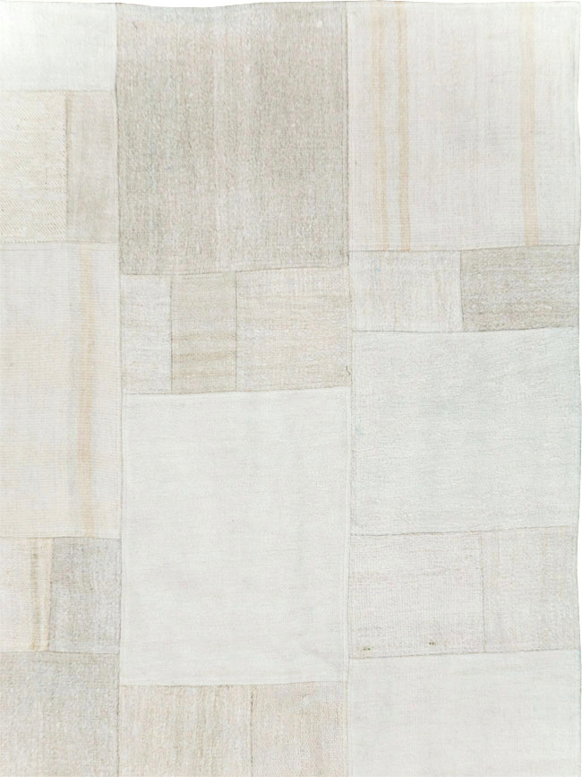 Contemporary Turkish Flatweave Kilim Room Size Carpet, No.30428 - Gsblank