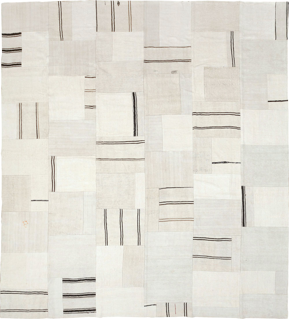 Contemporary Handmade Turkish Flatweave Kilim, No.30436 - Gsblank