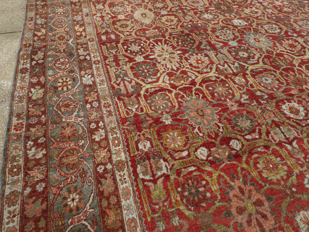 Antique Persian Bidjar Oversize Carpet, No.30441 - Gsblank