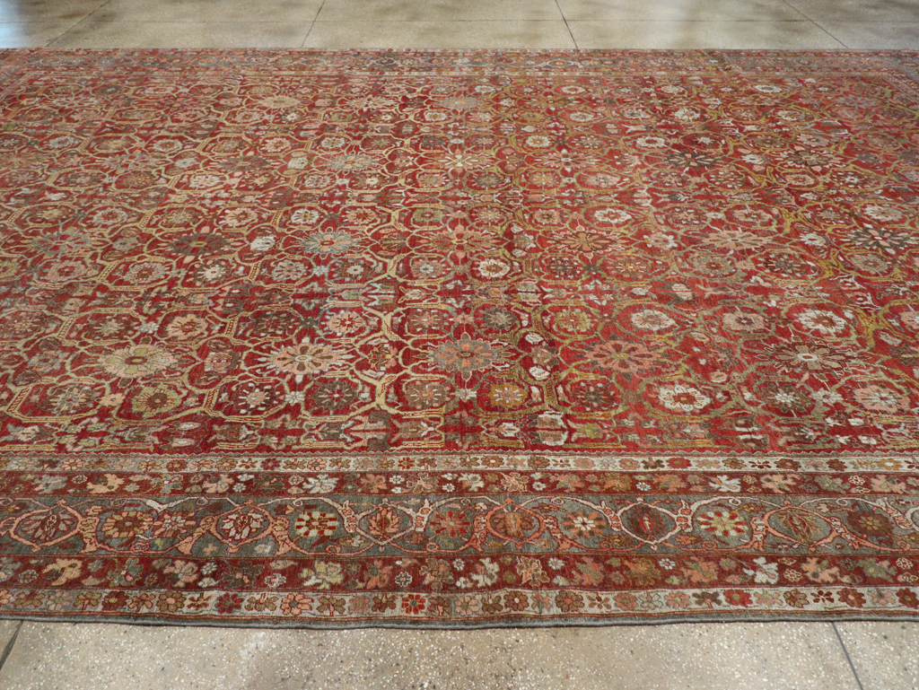 Antique Persian Bidjar Oversize Carpet, No.30441 - Gsblank