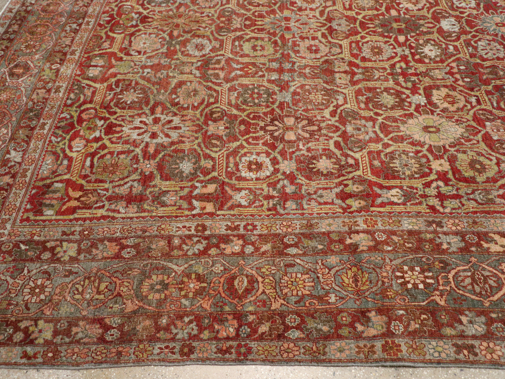 Antique Persian Bidjar Oversize Carpet, No.30441 - Gsblank