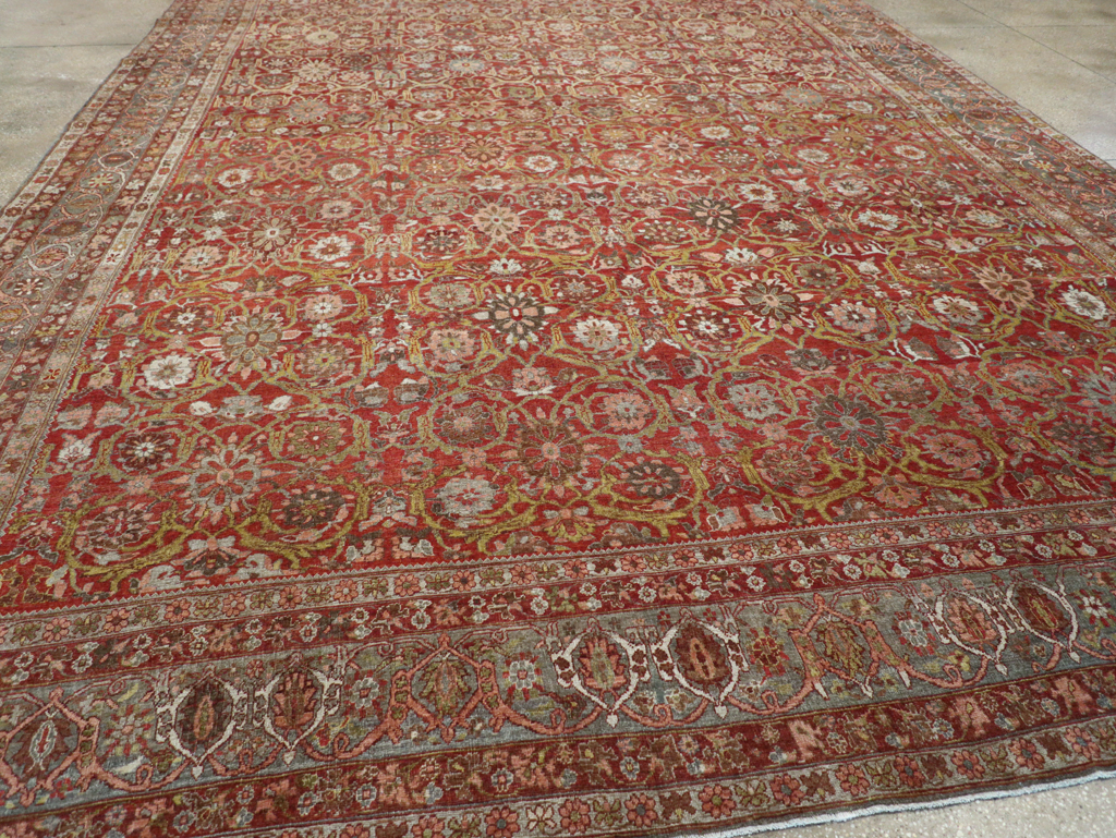 Antique Persian Bidjar Oversize Carpet, No.30441 - Gsblank