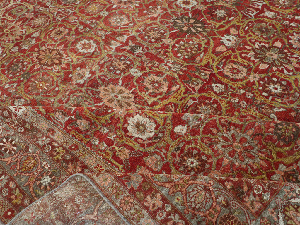 Antique Persian Bidjar Oversize Carpet, No.30441 - Gsblank