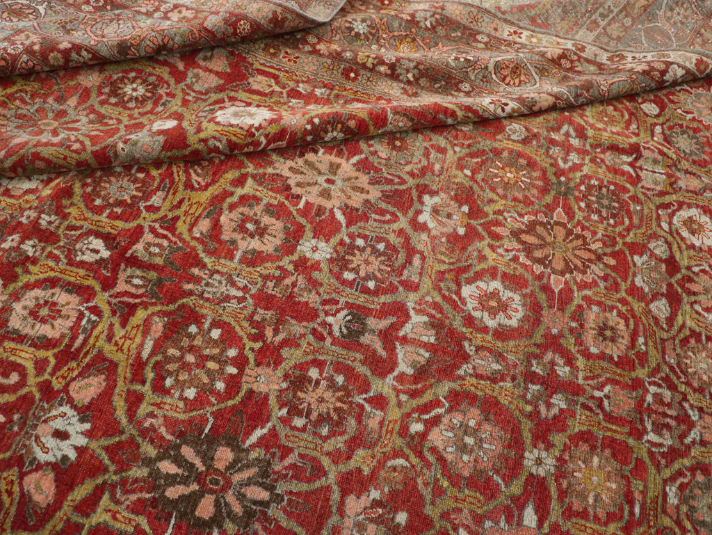 Antique Persian Bidjar Oversize Carpet, No.30441 - Gsblank