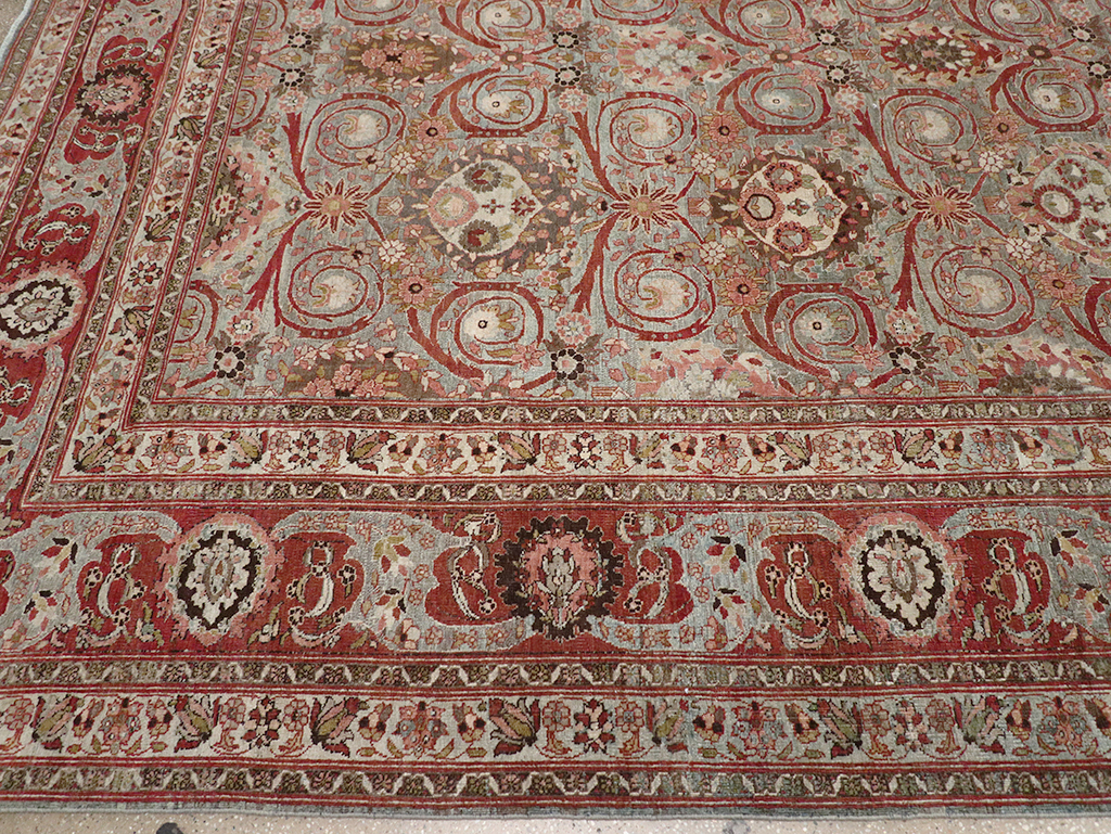 Antique Persian Bidjar Large Carpet, No.30446 - Gsblank