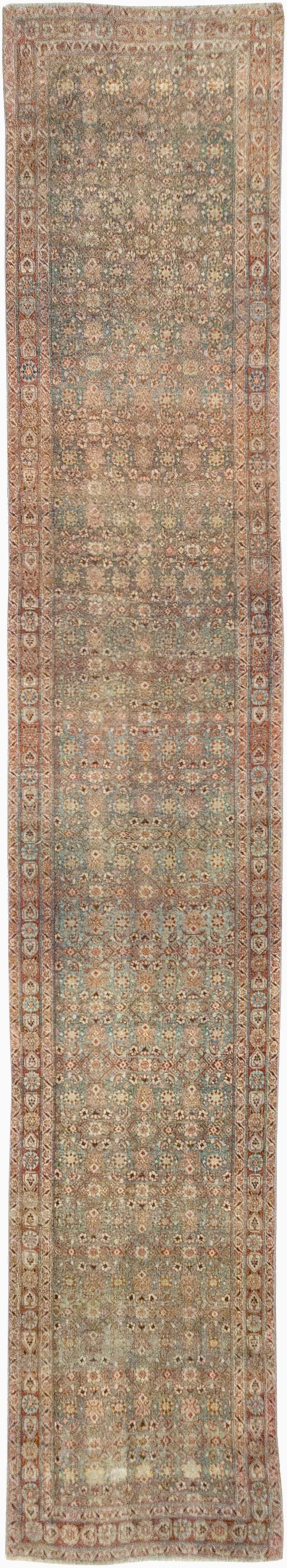 Antique Persian Bidjar Long Runner, No.30447 - Gsblank