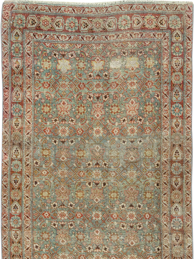 Antique Persian Bidjar Long Runner, No.30447 - Gsblank