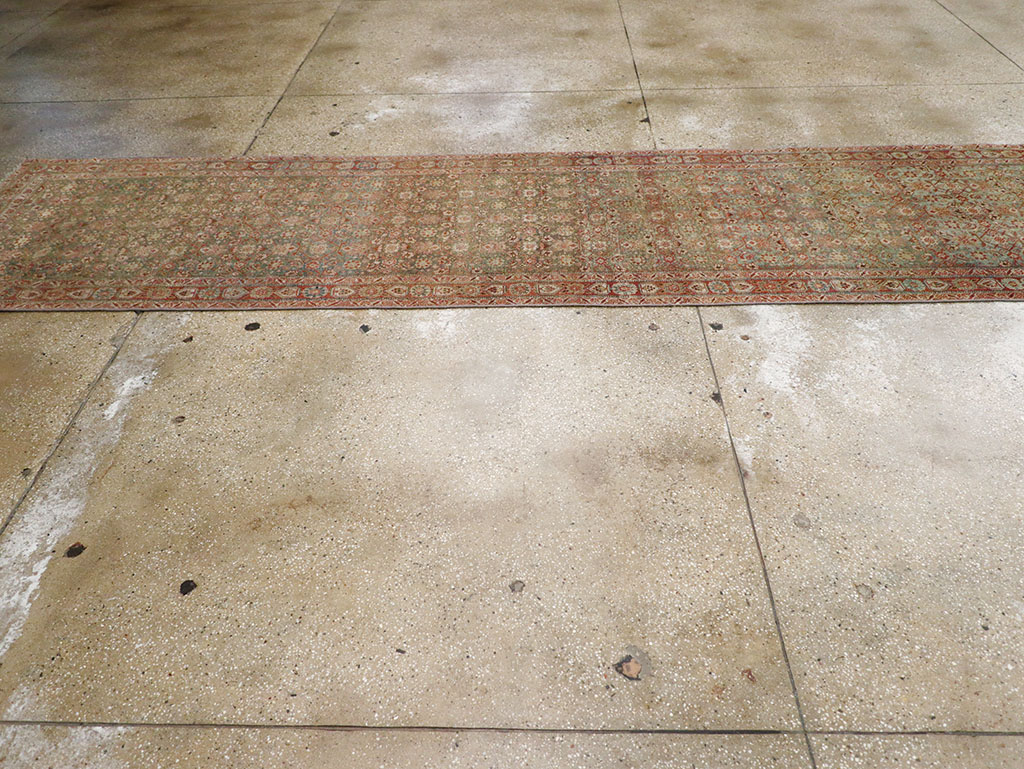 Antique Persian Bidjar Long Runner, No.30447 - Gsblank