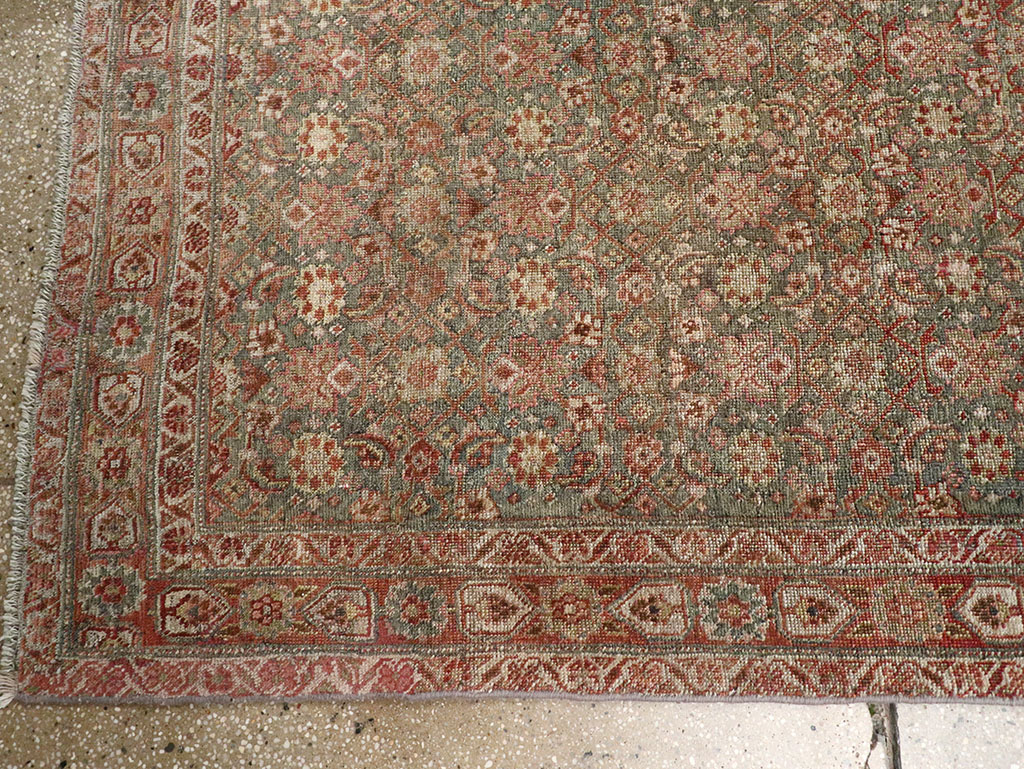 Antique Persian Bidjar Long Runner, No.30447 - Gsblank