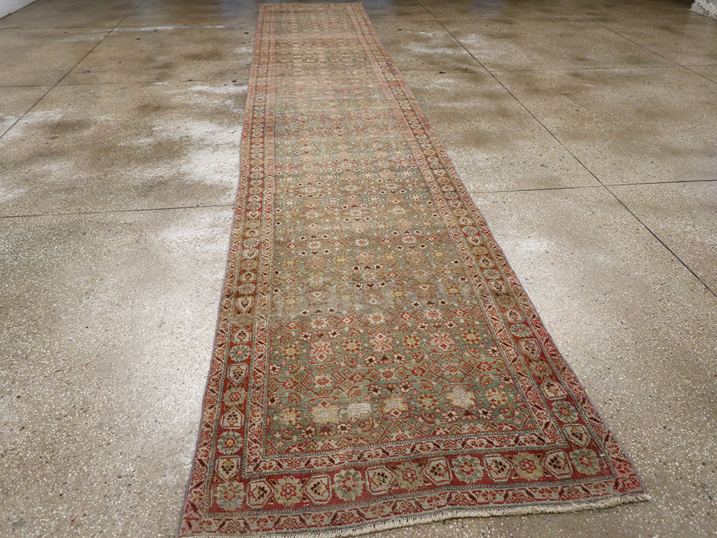 Antique Persian Bidjar Long Runner, No.30447 - Gsblank