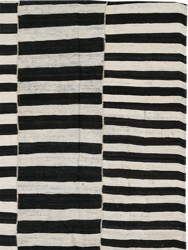 Modern Persian Flatweave Kilim Gallery Carpet, No.30455 - Gsblank