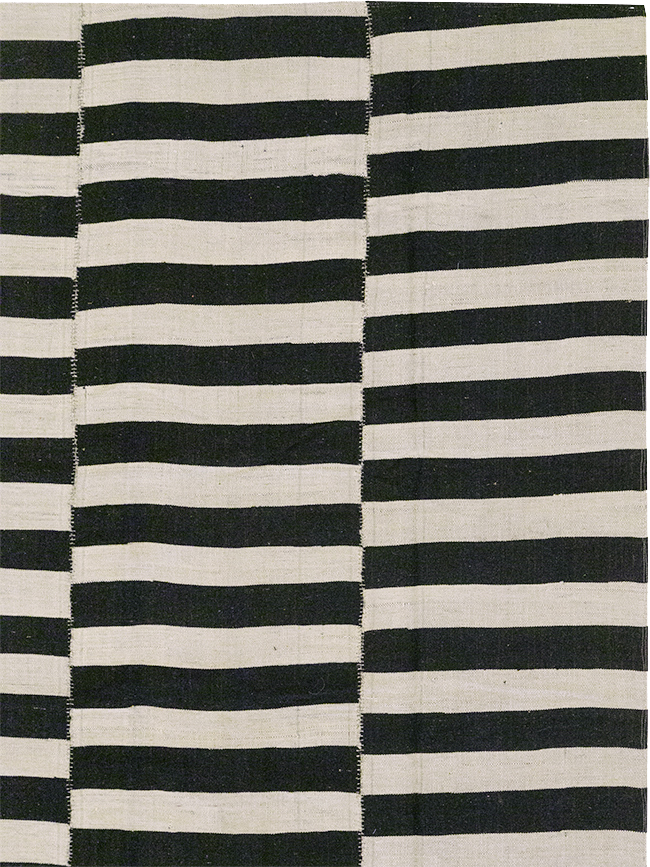 Modern Persian Flatweave Kilim Room Size Carpet, No.30456 - Gsblank