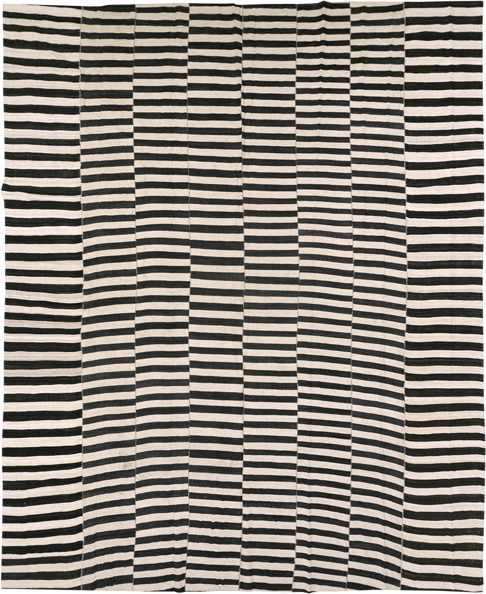 Vintage Persian Flatweave Kilim Large Room Size Carpet, No.30460 - Gsblank