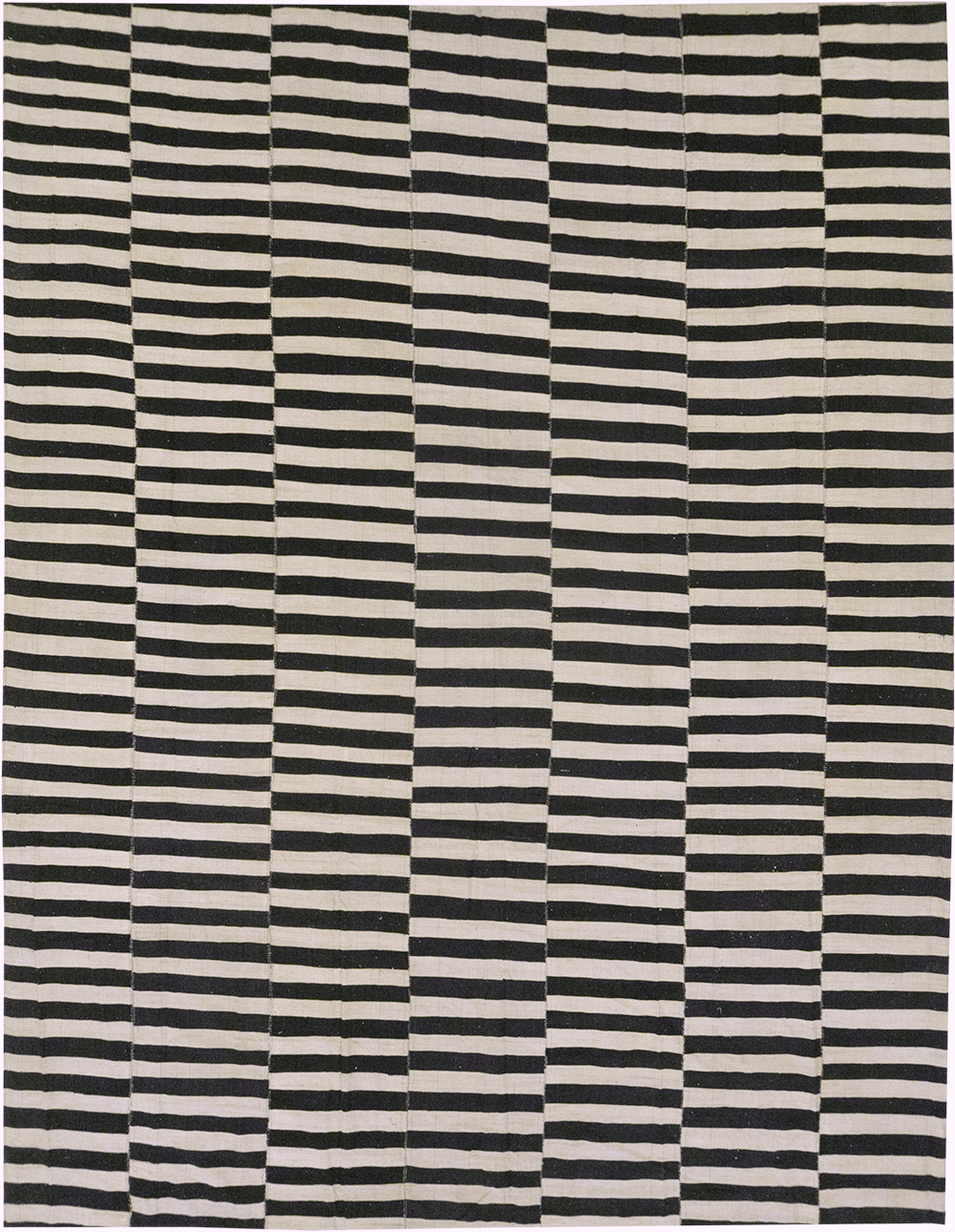 Modern Persian Flatweave Kilim Large Room Size Carpet, No.30463 - Gsblank