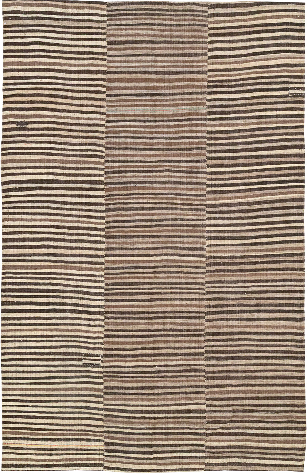 Vintage Persian Flatweave Kilim Accent Rug, No.30467 - Gsblank