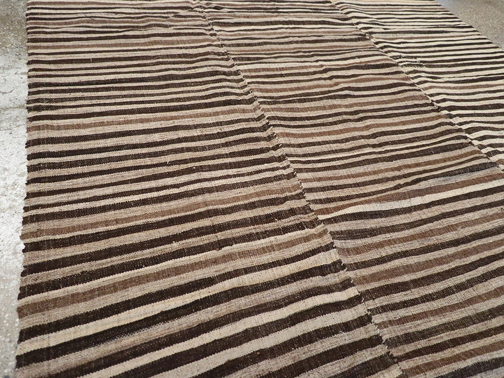 Vintage Persian Flatweave Kilim Accent Rug, No.30467 - Gsblank