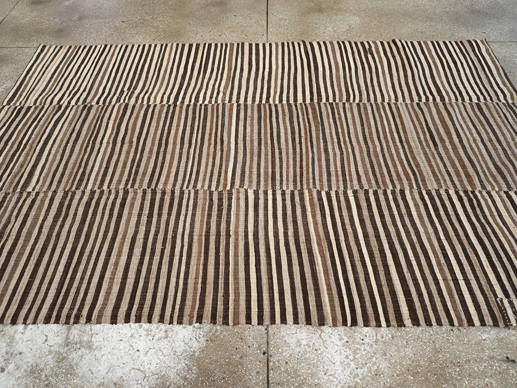 Vintage Persian Flatweave Kilim Accent Rug, No.30467 - Gsblank