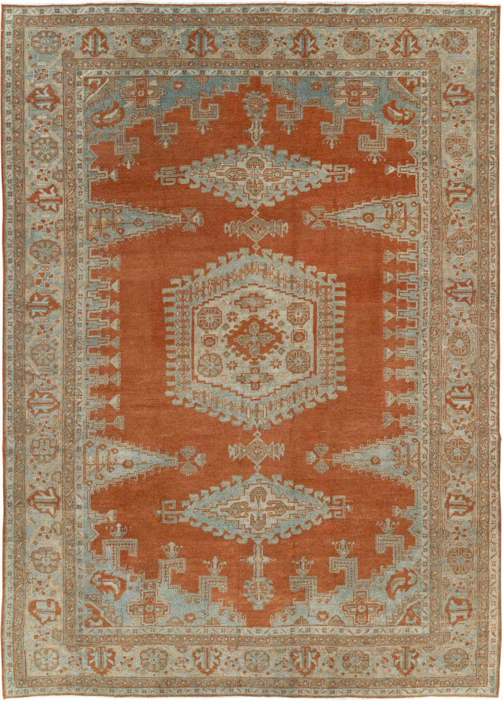 Vintage Persian Veece Small Room Size Carpet, No.30477 - Gsblank