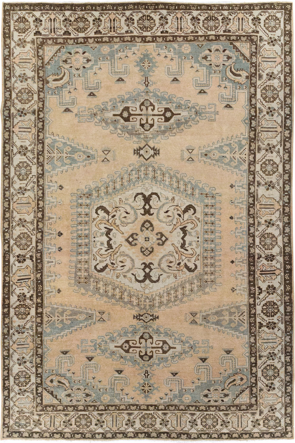 Vintage Persian Veece Accent Carpet, No.30478 - Gsblank