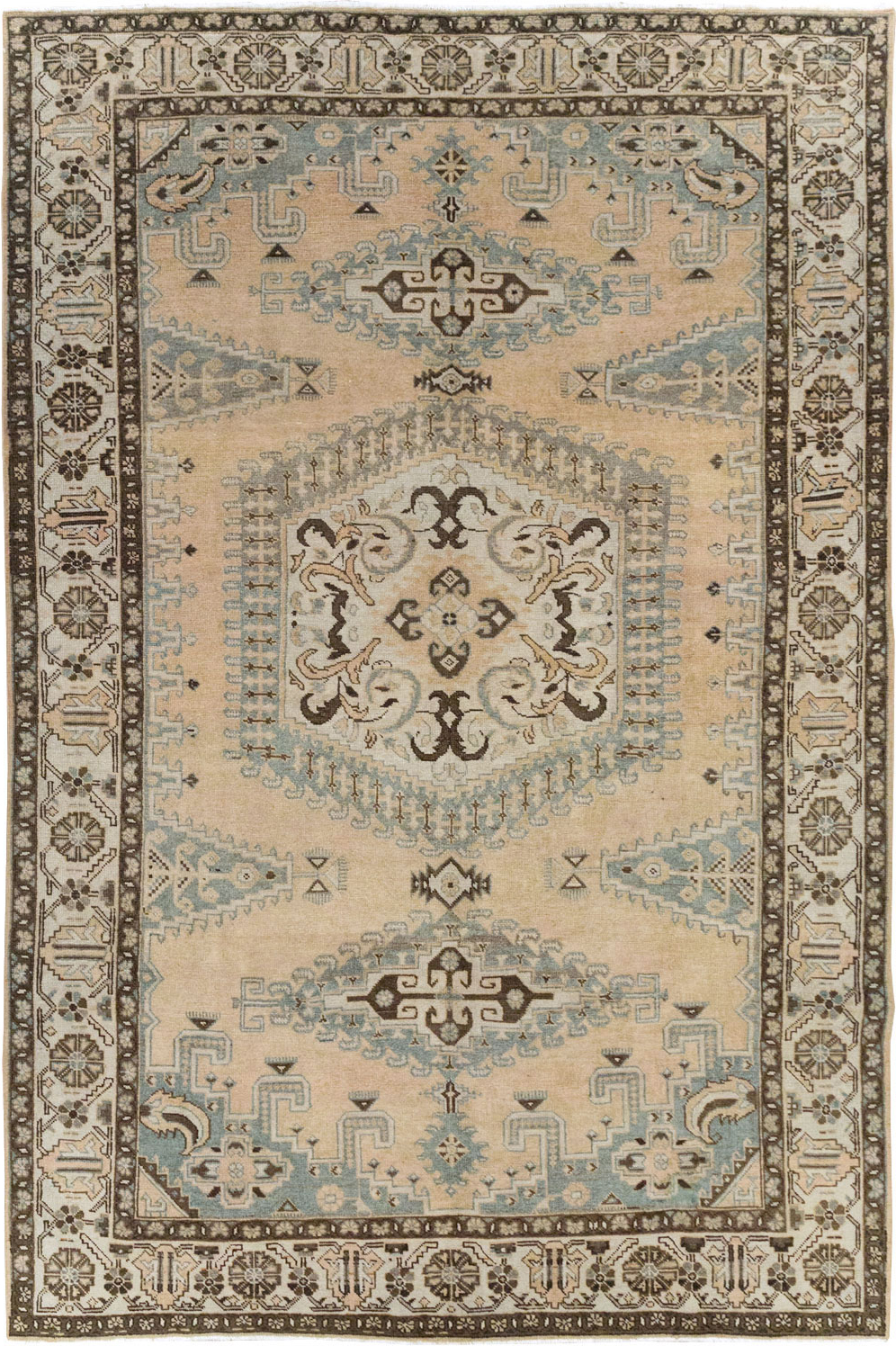 Vintage Persian Veece Accent Carpet, No.30478 - Gsblank