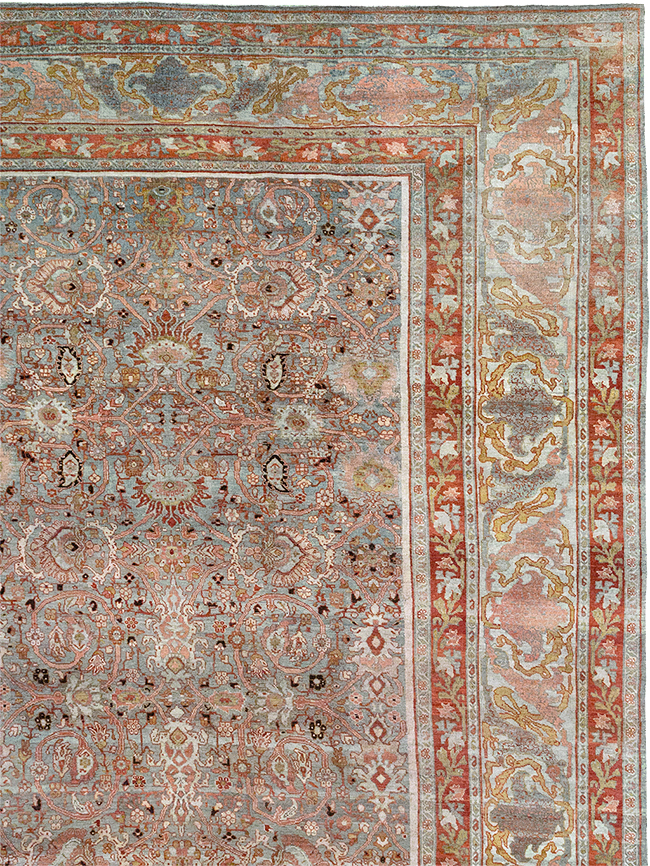 Antique Persian Bidjar Oversize Carpet, No.30479 - Gsblank