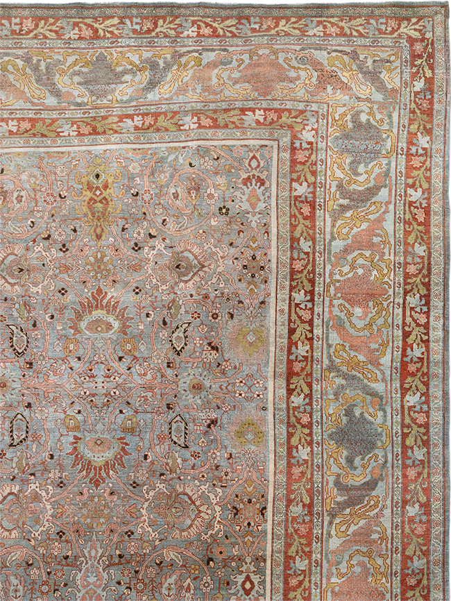 Antique Persian Bidjar Oversize Carpet, No.30479 - Gsblank