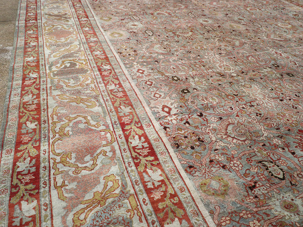 Antique Persian Bidjar Oversize Carpet, No.30479 - Gsblank