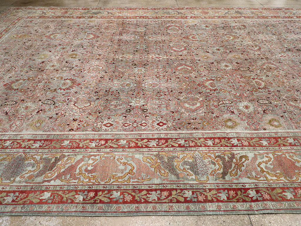 Antique Persian Bidjar Oversize Carpet, No.30479 - Gsblank