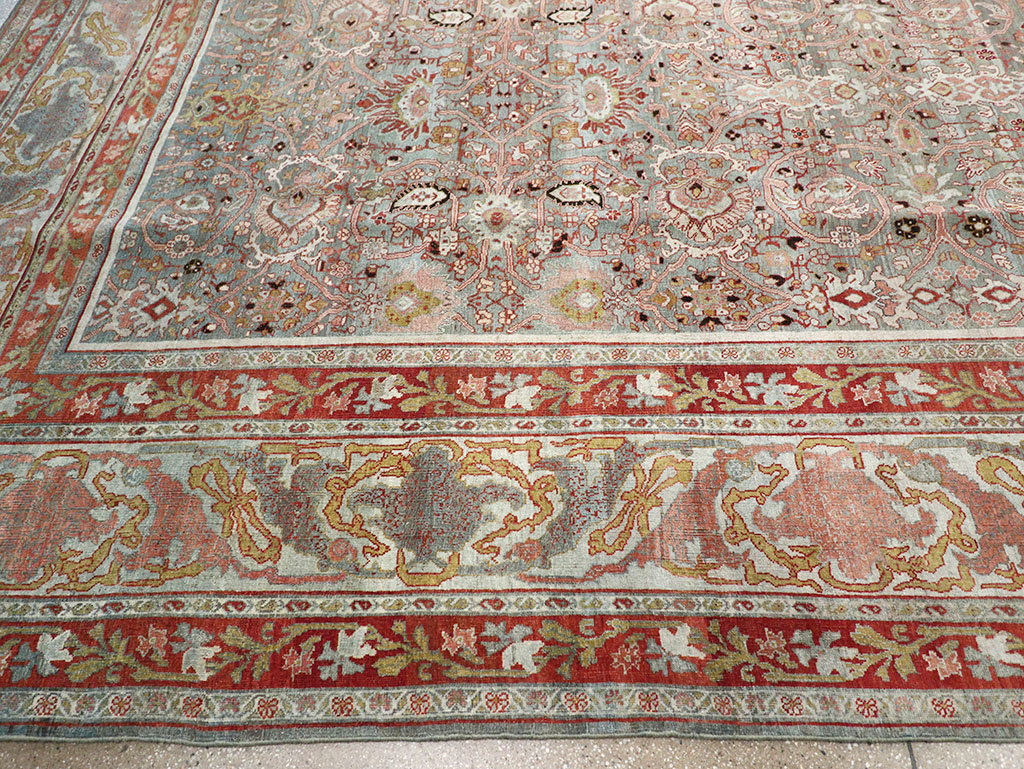 Antique Persian Bidjar Oversize Carpet, No.30479 - Gsblank