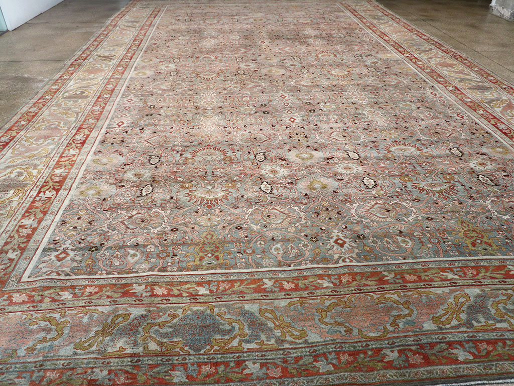 Antique Persian Bidjar Oversize Carpet, No.30479 - Gsblank