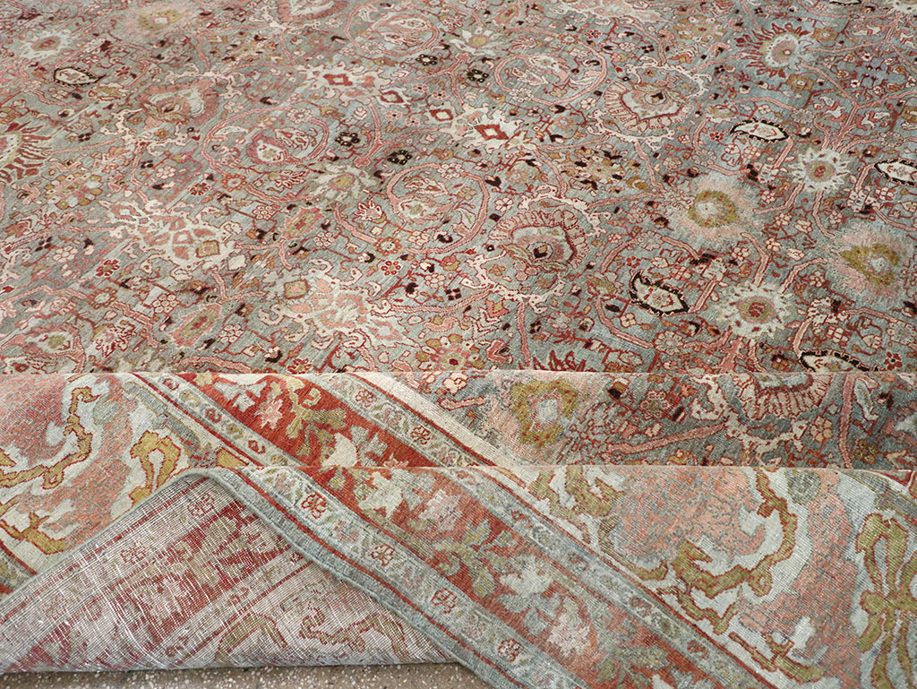 Antique Persian Bidjar Oversize Carpet, No.30479 - Gsblank