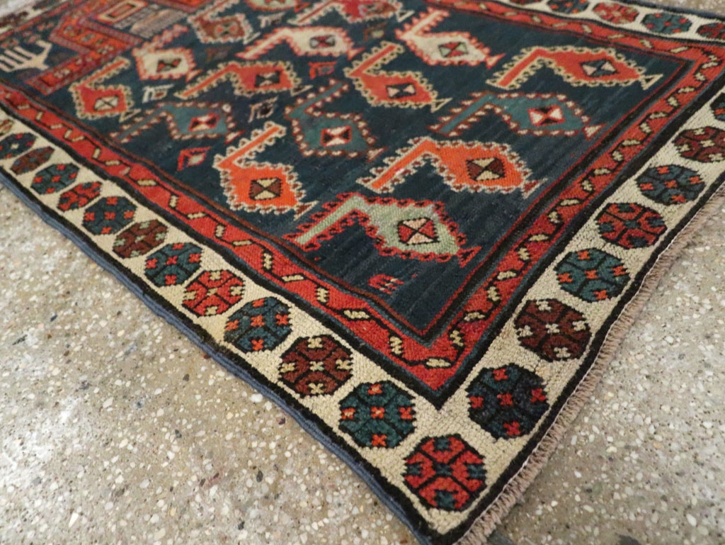 Antique Caucasian Throw Rug, No.30488 - Gsblank