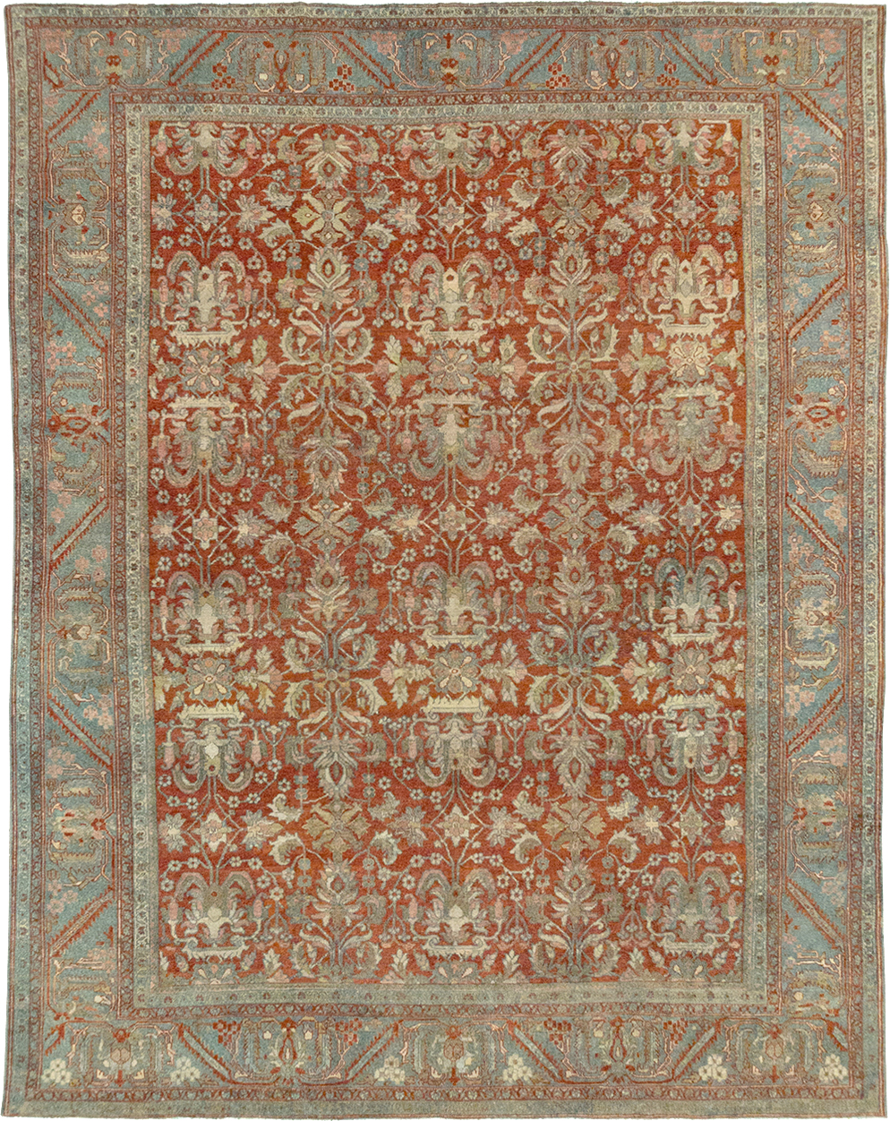 Antique Persian Bibikabad Room Size Carpet, No.30489 - Gsblank