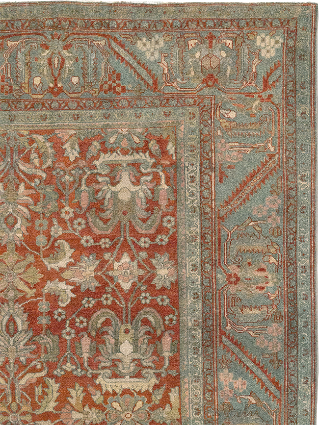 Antique Persian Bibikabad Room Size Carpet, No.30489 - Gsblank