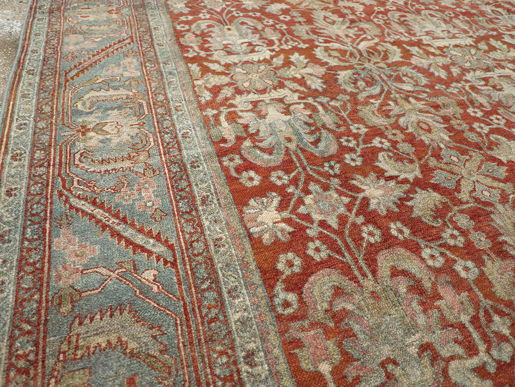Antique Persian Bibikabad Room Size Carpet, No.30489 - Gsblank