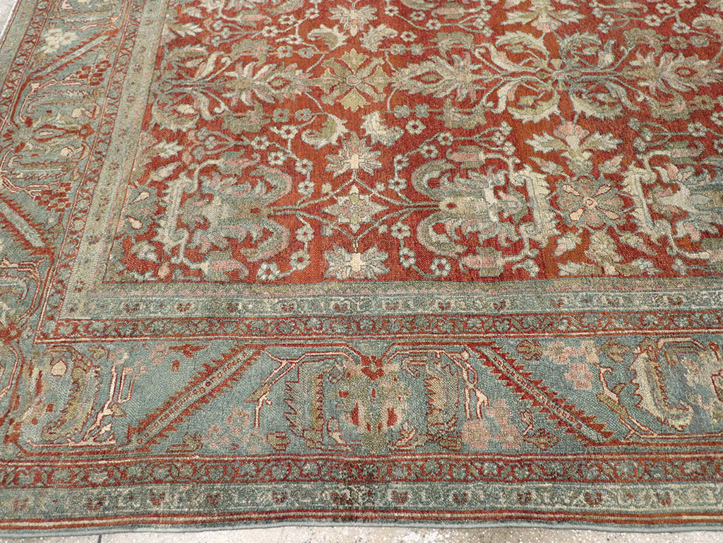 Antique Persian Bibikabad Room Size Carpet, No.30489 - Gsblank