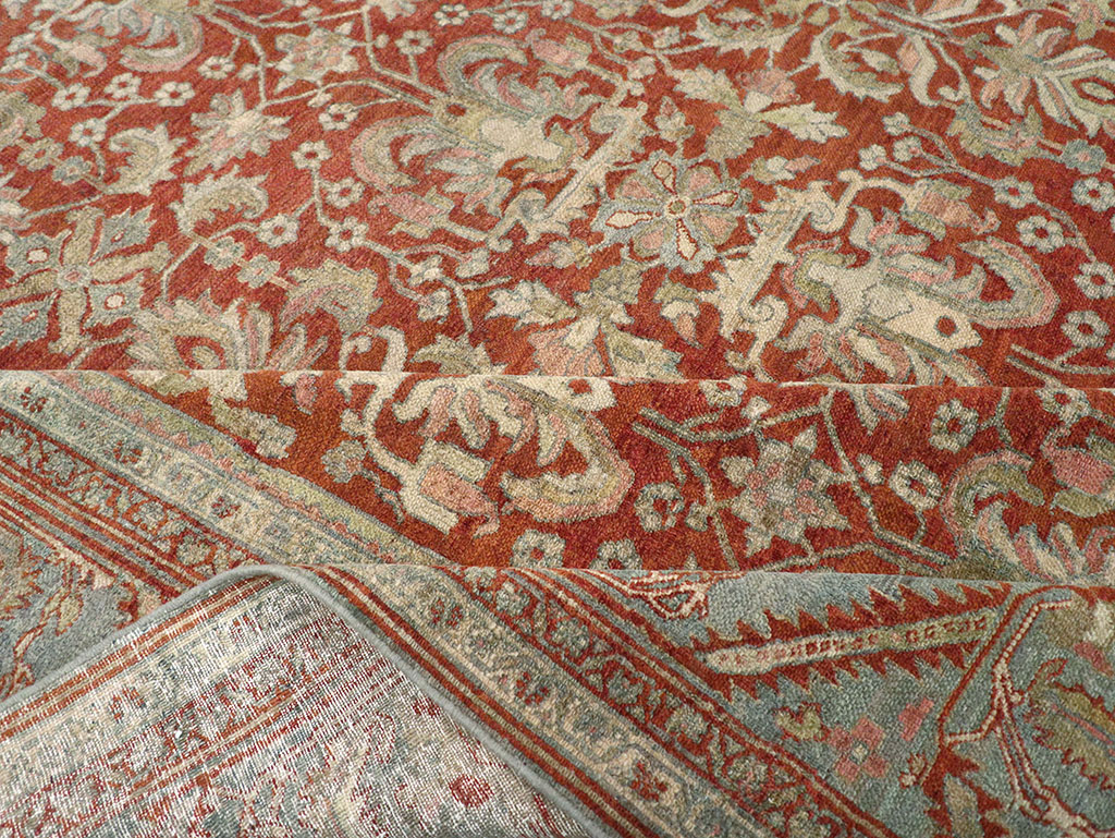 Antique Persian Bibikabad Room Size Carpet, No.30489 - Gsblank