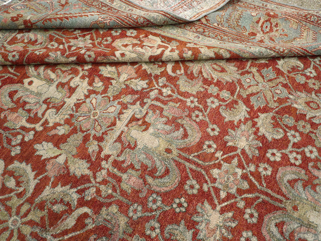 Antique Persian Bibikabad Room Size Carpet, No.30489 - Gsblank