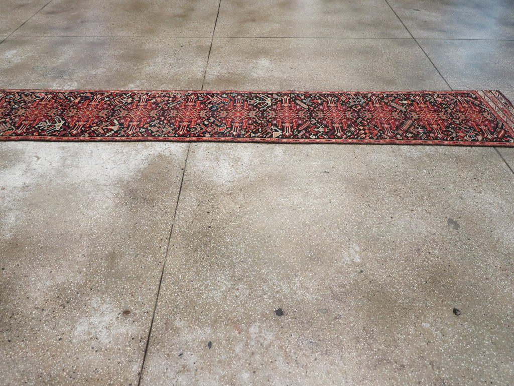 Antique Persian Kurdish Runner, No.30490 - Gsblank