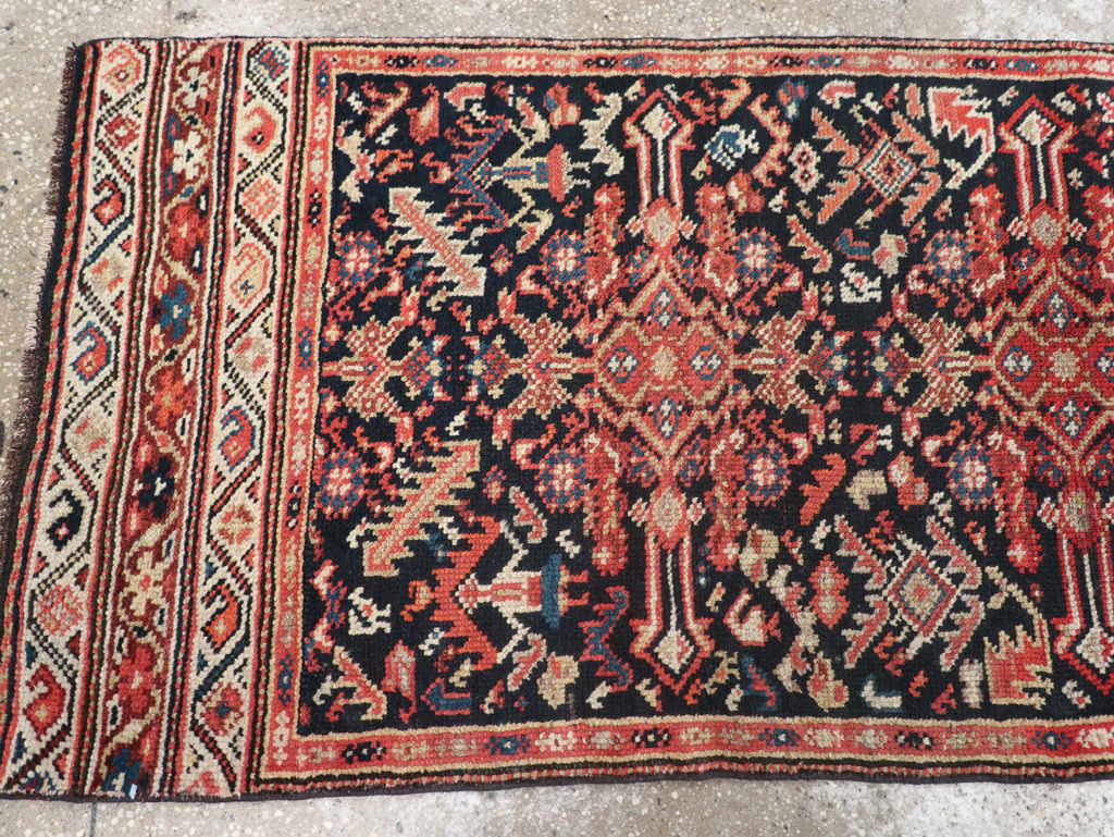 Antique Persian Kurdish Runner, No.30490 - Gsblank