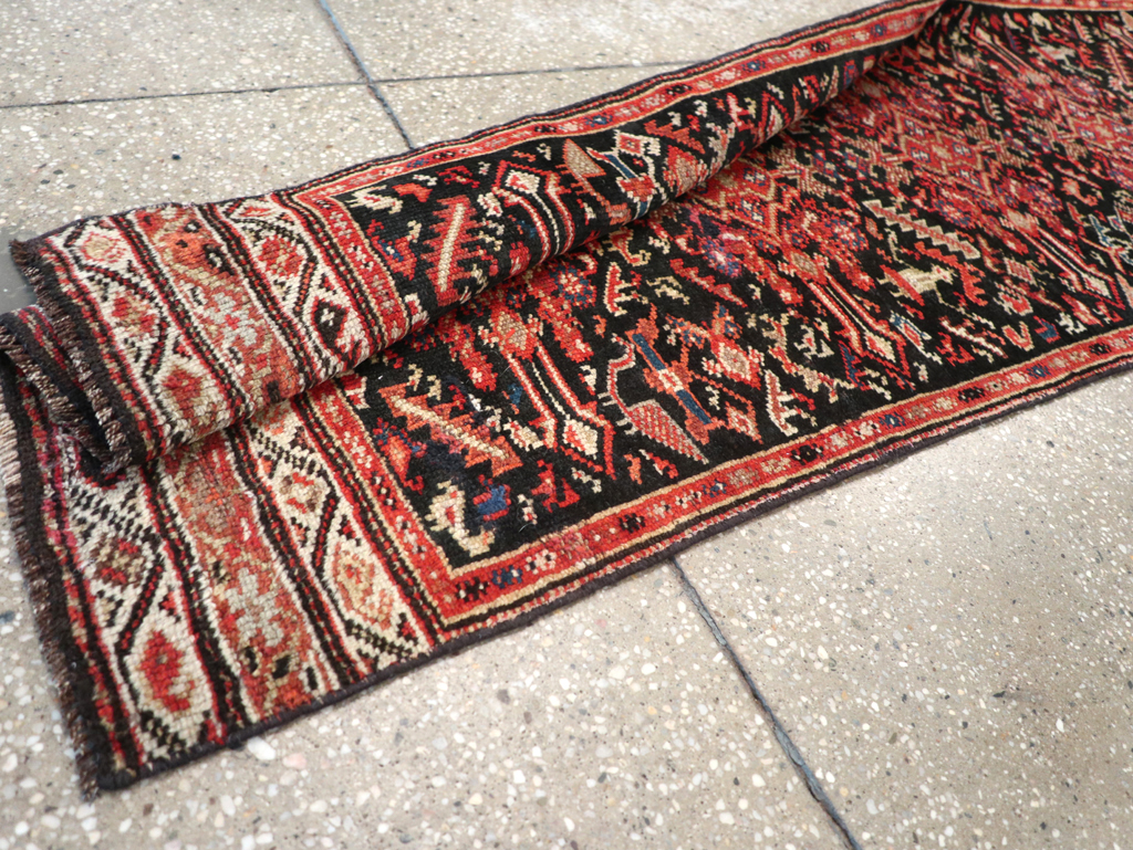 Antique Persian Kurdish Runner, No.30490 - Gsblank
