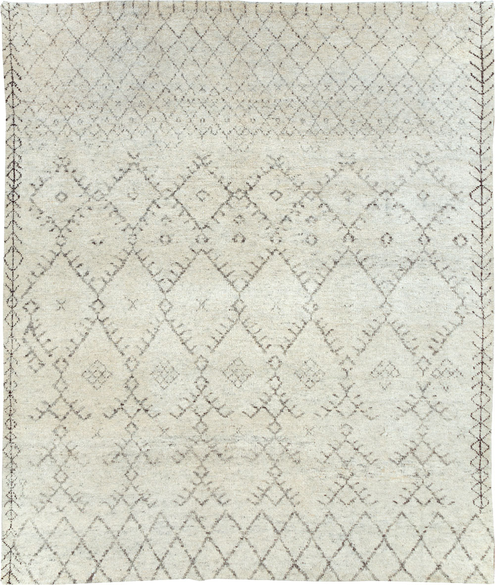 Contemporary Moroccan Small Room Size Carpet, No.30498 - Gsblank