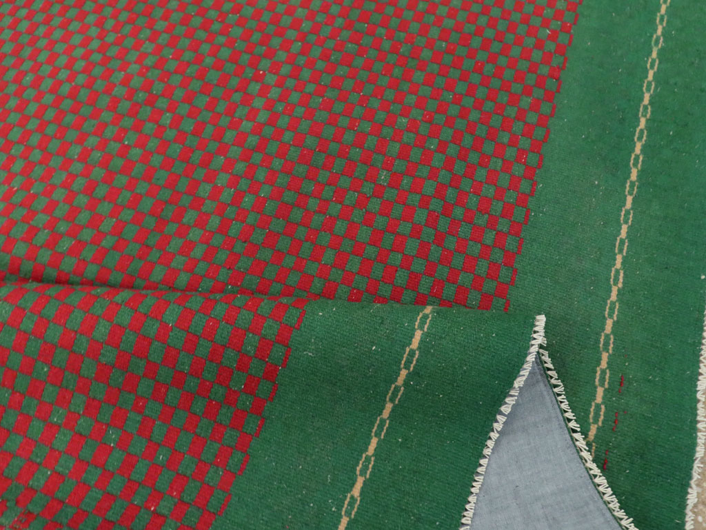 Vintage Turkish Flatweave Kilim Accent Rug, No.30499 - Gsblank